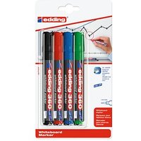 edding 360 Whiteboard-Marker farbsortiert 1,5 - 3,0 mm, 4 St. von Edding