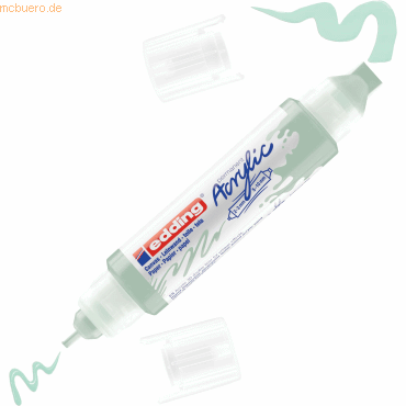 Edding Acrylmarker Double Liner edding 5400 3D mild mint von Edding