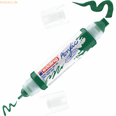 Edding Acrylmarker Double Liner edding 5400 3D moosgrün von Edding