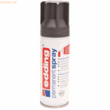 Edding Acryl-Farblack Permanentspray anthrazit seidenmatt von Edding