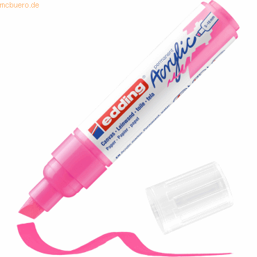 Edding Acrylmarker edding 5000 breit neonpink von Edding