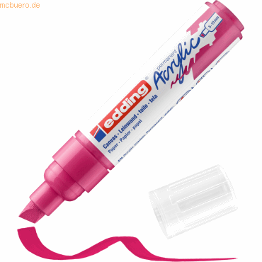 Edding Acrylmarker edding 5000 breit telemagenta von Edding