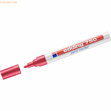 Edding Glanzlack-Marker edding 750 2-4mm rot von Edding