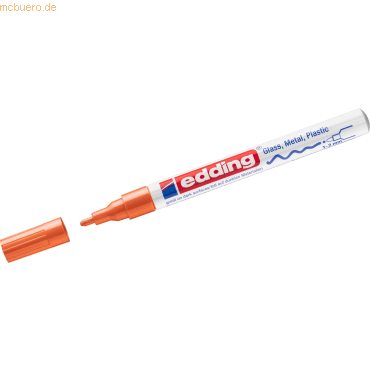 Edding Glanzlack-Marker edding 751 1-2mm orange von Edding