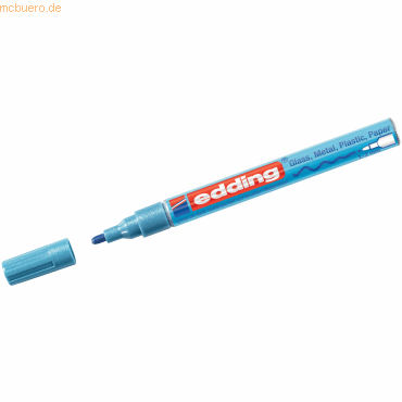 Edding Glanzlack-Marker edding 751 hellblau-metallic von Edding