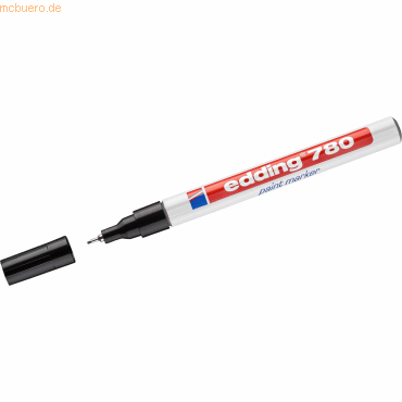 Edding Glanzlack-Marker edding 780 0,8mm schwarz von Edding