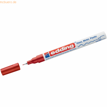 10 x Edding Glanzlack-Marker edding 780 rot von Edding