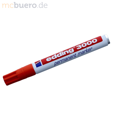 Edding Permanentmarker edding 3000 orange von Edding