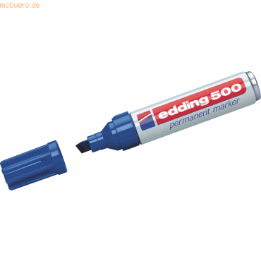 Edding Permanentmarker edding 500 blau von Edding