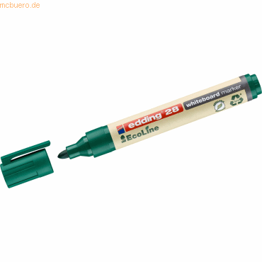 Edding Whiteboardmarker edding 28 EcoLine nachfüllbar 1,5-3mm grün von Edding