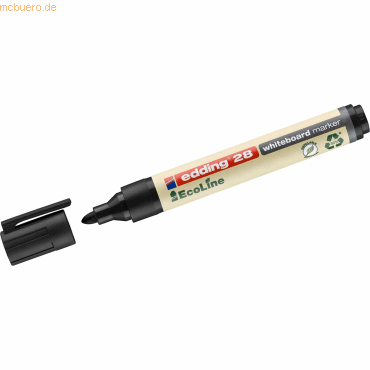 Edding Whiteboardmarker edding 28 EcoLine nachfüllbar 1,5-3mm schwarz von Edding