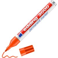 edding 3000 "Permanent-Marker" - Orange von Orange