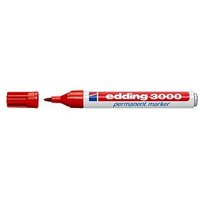 edding 3000 Permanentmarker rot 1,5 - 3,0 mm, 1 St. von Edding