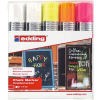 edding 4090 Kreidemarker farbsortiert 4,0 - 15,0 mm, 1 Set von Edding