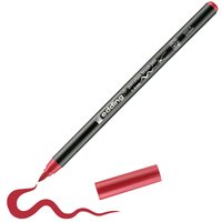 edding 4200 Porcelain brushpen - Carminrot von Pink