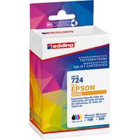 edding EDD-724  schwarz, cyan, magenta, gelb Druckerpatronen kompatibel zu EPSON 604XL (T10H1+H2+H3+H4), 4er-Set von Edding