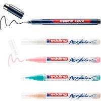 edding Manga Acrylstifte-Set farbsortiert 1,0 - 2,0 mm, 1 Set von Edding