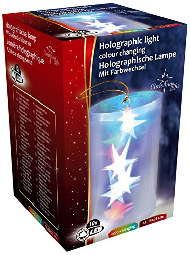 Eddy Toys X-Mas tube holgraphic 10 LED, 13 x 21 cm 79998 von Christmas gift