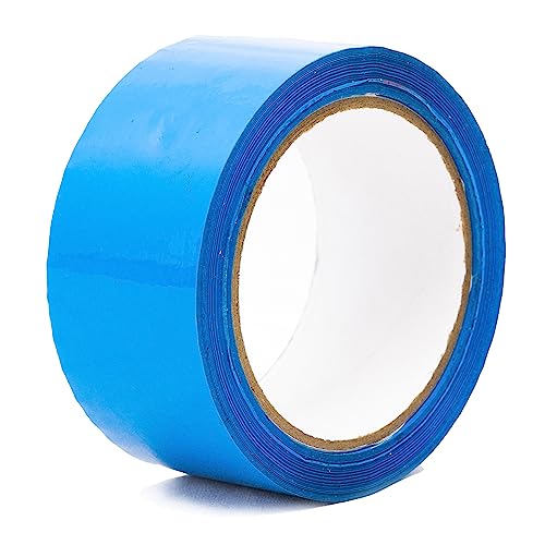 Packband PP Klebeband Buntes Klebeband für Rollpakete Schalldämpfer Heavy Duty Bunte Box Verpackung Acryl-Klebeband 50mm x 66m lang (1, Blau) von Edenpack