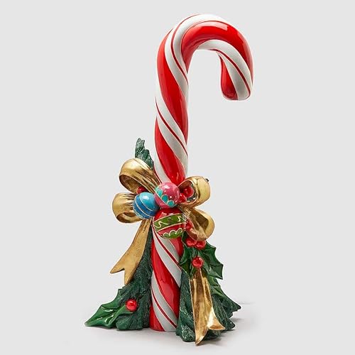 EDG Enzo De Gasperi Weihnachtsdekoration Candycane H 137 Cm L 66 Cm L 51 Cm Green Red von Edg