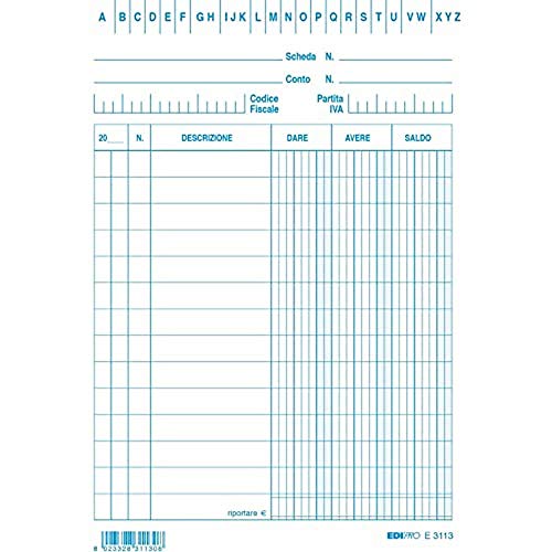 EDIPRO - E3113BL - 100 Karteikarten f.to 10,5 x 15 blau von Edipro