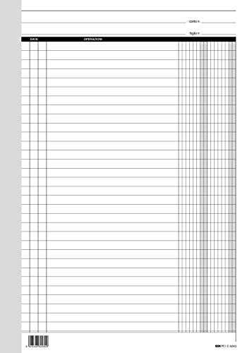 EDIPRO – E6243 – 100 Flipcharts 2 Spalten 4 Löcher f.to 30 x 23 von Edipro