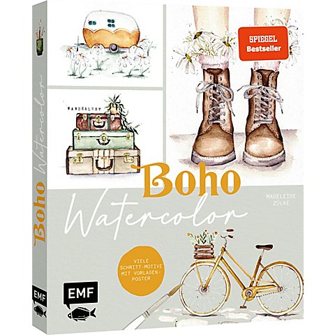 Buch "Boho Watercolor" von Edition Fischer