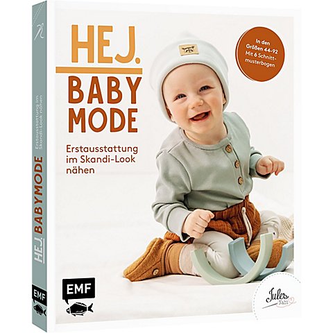 Buch "Hej. Babymode – Erstausstattung im Skandi-Look nähen" von Edition Fischer