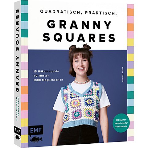 Buch "Quadratisch, praktisch, Granny Squares!" von Edition Fischer