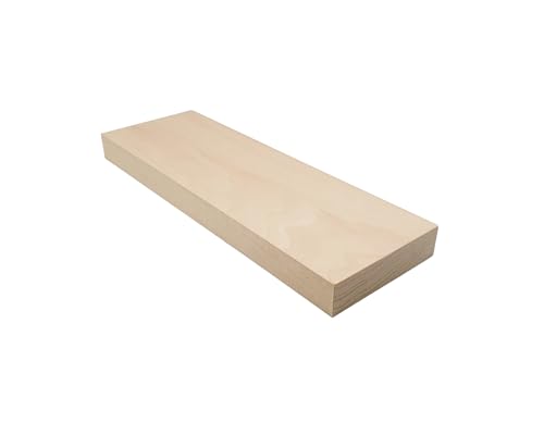 EdpaS Schnitzholz Brett aus Lindenholz 30 x 10 x 2,5 cm zum Schnitzen und drechseln oder basteln ideal zur Kerbschnitzerei. von EdpaS