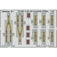 A-20J/K - Seatbelts - Steel  [Hong Kong Model] von Eduard