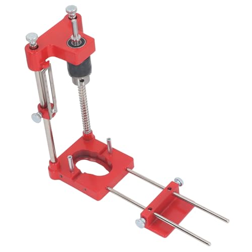 Holzbearbeitungs-Bohrer-Locator, Tragbar, Hochpräzise, Aluminiumlegierung, Locher, Schablonenführungswerkzeug von Eeneme