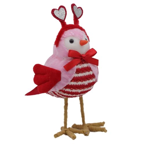 Eeuye -Dekoration zum Valentinstag, Plüschtier, Vogelpaar-Statue, Geeignet Als Haarband für die Tischdekoration zu Hause bei der Hochzeit von Eeuye