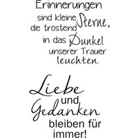 Clear Stamps "Erinnerungen" von Durchsichtig