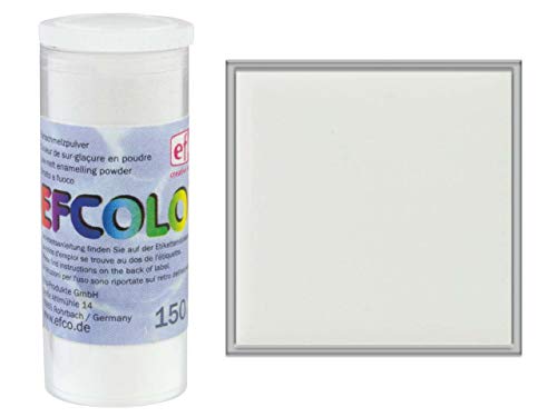 Efcolor 9370001 Farbschmelzpulver für niedrige Temperatur, 10 ml, Weiß von Efcolor