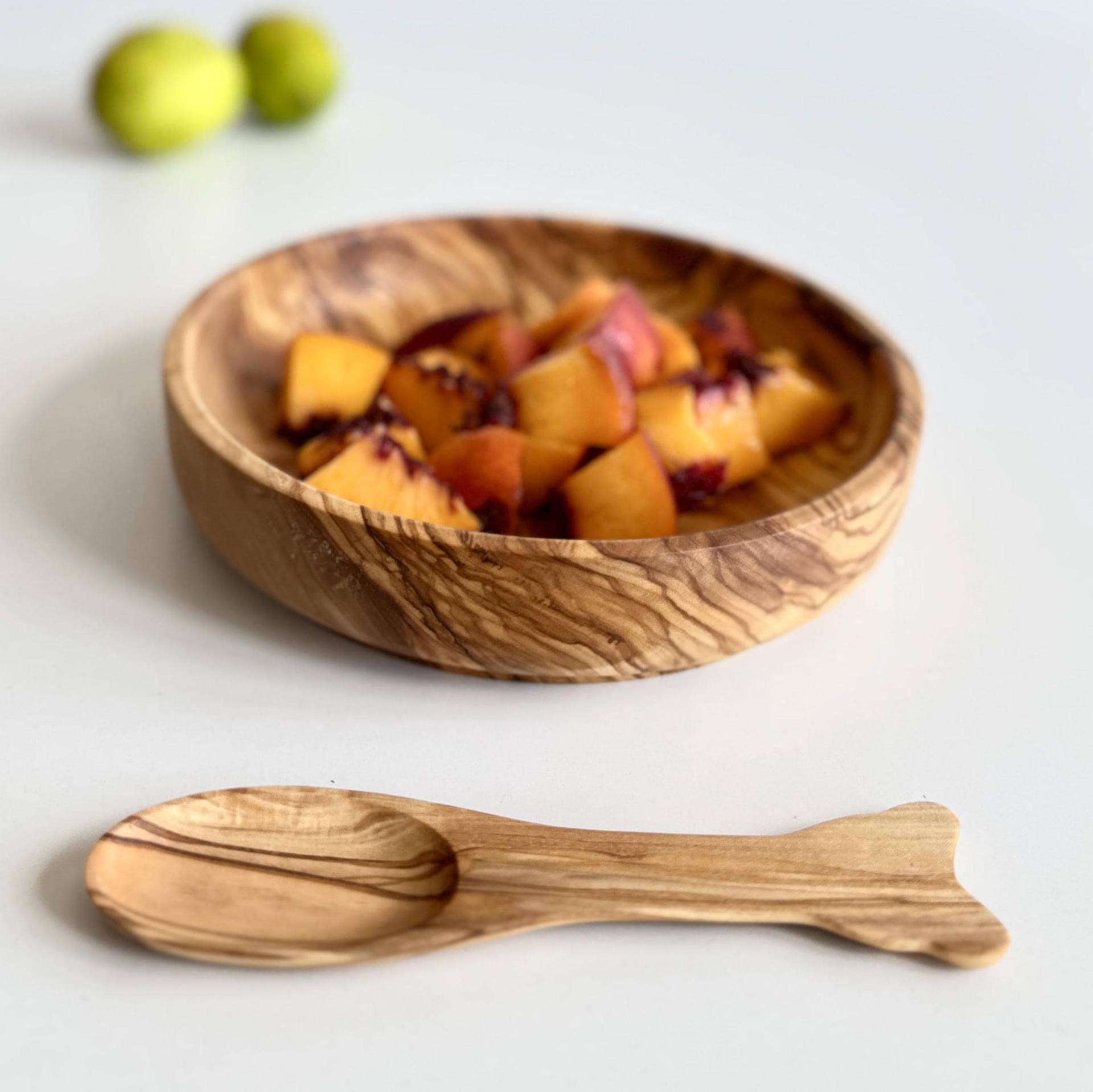 Babylöffel-Set Aus Olivenholz, Babylöffel Holz, Antibakterieller Löffel von Egedeneve