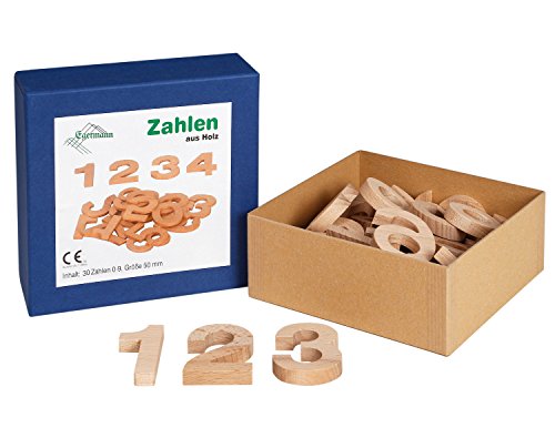 Egermann EH2750 - Zahlen aus Holz, Spiel von Egermann