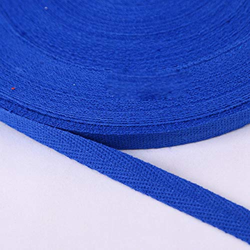 Egurs Baumwollband 50 Yard 20mm Köperband Twillband Schrägband aus 100% Baumwolle mit Fischgrätenmuster Nahtband zum Nähen Dekoband Nähenband für DIY Handwerk Kleidung Taschen Schuh Hut Königsblau von Egurs