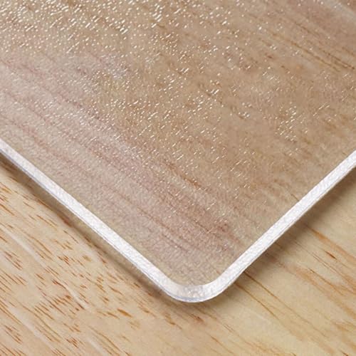 Eiauiuo Mattierte Tischfolie Transparent Table Protector PVC Tischdecke Wasserdicht Tisch Schutz Folie Kratzfeste Tischmatte Fettdicht Tischunterlage Essitisch Hitzebeständig Glasklar Folie Abwischbar von Eiauiuo