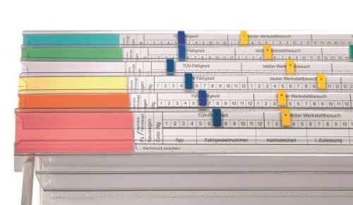 EICHNER Bezeichnungsschilder für EICHNER Hängemappe PP und VISIMAP weiß 1 Pack = 250 St. von EICHNER