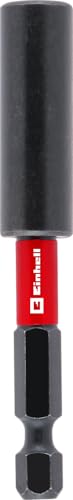 Original Einhell Impact-Magnetbithalter mit 1/4" E 6.3 Schaft, 75 mm (Chrom Vanadium, Torsionszone, Edelstahlhülse, Dauermagnet, roter Farbring) von Einhell Accessories