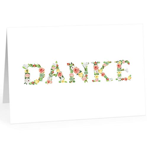 XXL Dankeskarte (A4) | Danke aus Blumen | mit Umschlag | edle und hochwertige Klappkarte | Als Dankeschön | Große Karte um Danke zu sagen | Maxi Danksagung | Karte | Überformat von Einladungskarten Manufaktur Hamburg