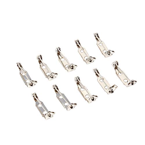 50PCS Sicherheitsnadeln für Broschen Verschluss Rückseite, Broschen Pins Stangennadeln Rückseite Ansteckern für Namenschild Hochzeitsanstecker Schmuckherstellung (32 mm) von Ejoyous