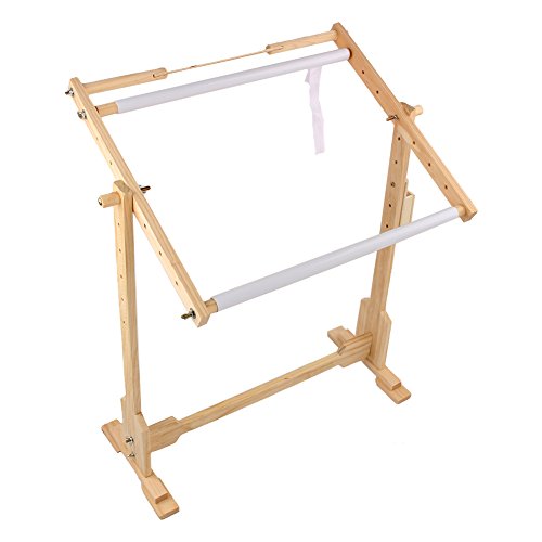 Ejoyous Cross Stitch Frame Stand, 9CT Cross Stitch Stand 50cm Adjustable Embroidery Stand Kit Holz Kreuzstich Rack, für Kreuzstich Nadel Arbeit Kreuzstich & Holzrahmen Stickerei von Ejoyous