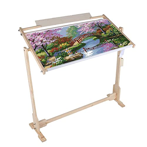 Ejoyous Kreuzstich Ständer, Einstellbar Stickerei Ständer, Holzrahmen Für Nähen Stickerei Kreuzstich Mit Bordüren Und Nadelarbeiten Gobelins, Für Heim Und Stickstudio 97.5x46x80cm Ejoyous Kreuzstich Ständer, Einstellbar Stickerei Ständer, Holzrahmen Für Nähen Stickerei Kreuzstich Mit Bordüren Und Nadelarbeiten Gobelins, Für Heim Und Stickstudio 97.5x46x80cm von Ejoyous