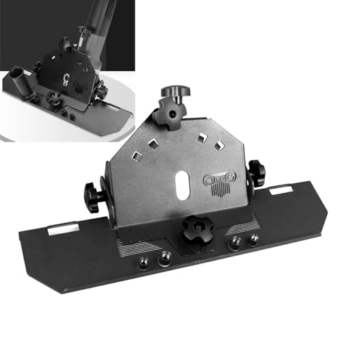 Winkelschleifer Ständer für Fliesen 45° Fasenschneiden, 115-125mm Winkelschleifer Halterung für Keramik und Marmor Fliesen Winkelschleifer (Schwarze Schraube) von Ejoyous