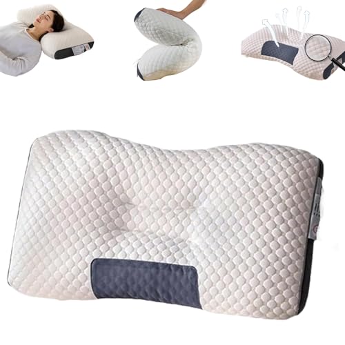 Outfany Kissen,Outfany Cosy Cloud Pillow,outfany Kuschelwolke Kissen,glückstoff Orthopädisches Kissen,cloud Pillow Kopfkissen,sleep Enhancing Cervical Support Comfort Down Pillow,memory Kissen Pillows von Eklcgb