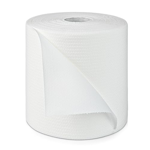 Eko Higiena - Einweg Handtücher Rolle Airlaid, Papierhandtücher, Papierrolle Einweghandtücher für Friseur und Kosmetikstudio, Einmal-Handtücher Zellulosetuch, Einmalhandtücher - Weiß von Eko Higiena