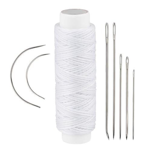 10 Set Leder Nähnadel Set Polsternadel Gebogene Nadel Sticknadel Leder Hand Nähnadel für Handwerk von Eladcncmc