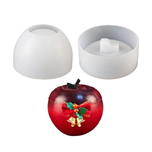 3D Obst Silikon Form Weihnachten Lagerung Box Aromatherapie Gips Kerze Glas Schmuck Box Epoxidharz Hause Dekorationen von Eladcncmc